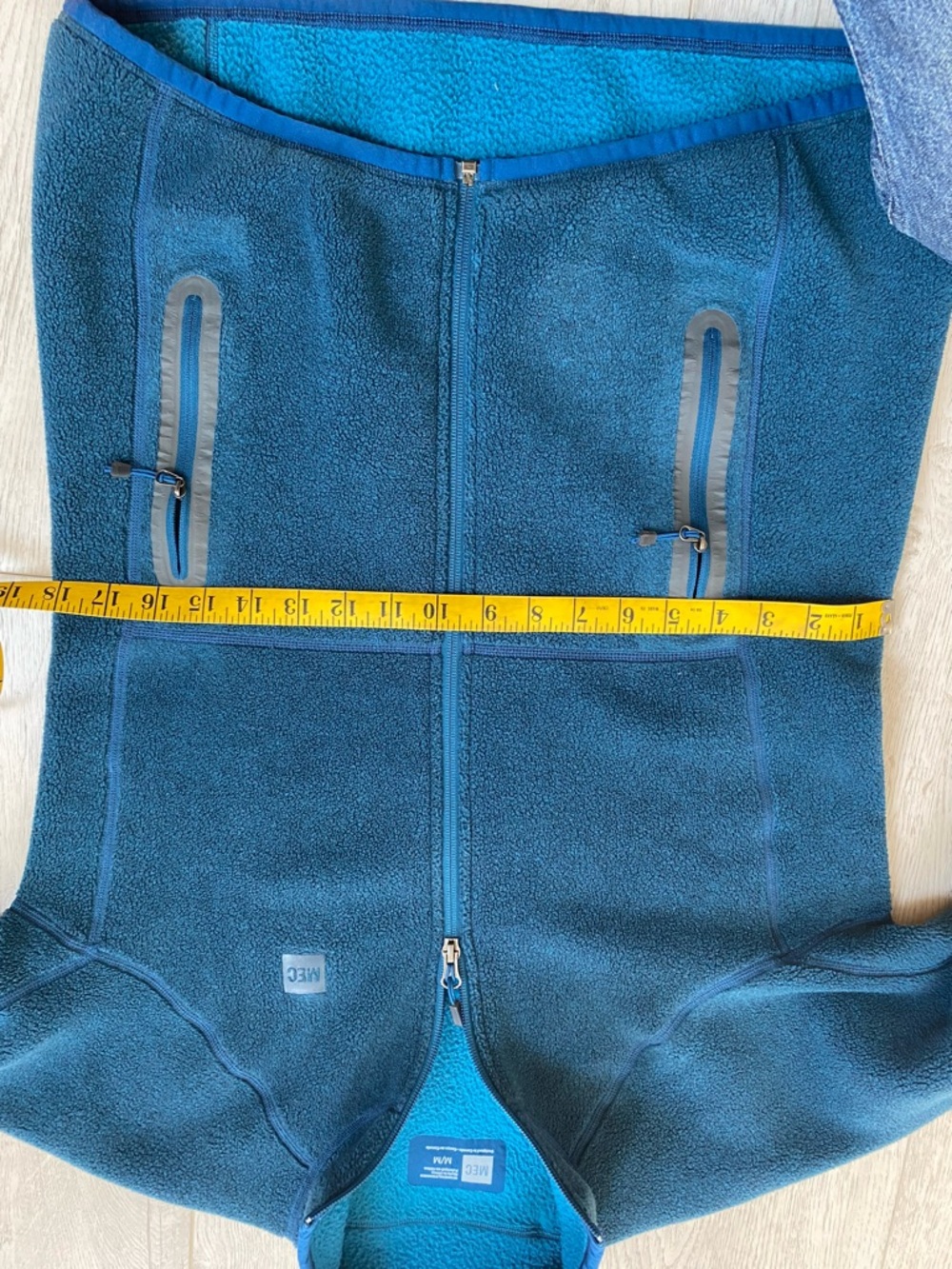MEC Teal Full-Zip Fleece Jacket - Picture 4 of 6